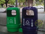 玻璃钢户外街道垃圾桶图片