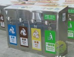 出口香港4分类不锈钢垃圾桶