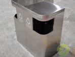 环卫组合式不锈钢分类垃圾桶