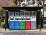 户外大型五分类垃圾分类站