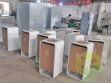 深圳户外不锈钢分类垃圾桶定制