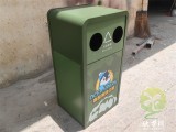 海洋公园UV打印不锈钢垃圾桶定制艺术与环保智慧