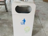 喷塑室内方形钢制垃圾桶