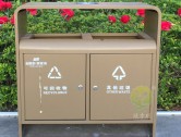 标准户外街道分类钢制垃圾箱