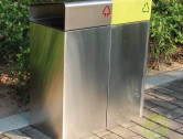 市政街道不锈钢分类垃圾箱