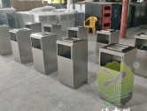 户外抽拉式滑轨组合式不锈钢分类垃圾桶
