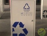 广州地铁站嵌入式不锈钢分类垃圾桶