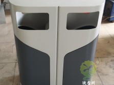 室外侧开门钢制分类垃圾桶