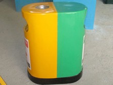 室外环保两分类玻璃钢垃圾桶