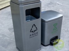 室内喷塑不锈钢分类垃圾桶定制