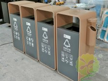 东莞松山湖组合式分类不锈钢垃圾桶