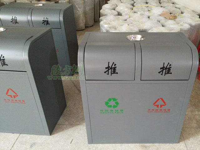 海南市政采购不锈钢环保分类垃圾桶
