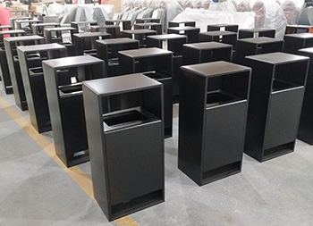 户外喷塑方形冷轧钢板果皮箱主图