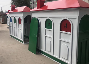 户外大型分类钢制垃圾屋主图