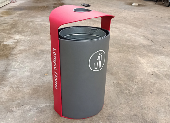 精品户外环保不锈钢垃圾桶主图