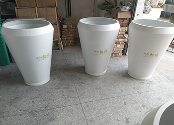 学校校园烤漆不锈钢花钵主图