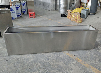 户外长方形201不锈钢花箱主图