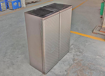 室内电镀腐刻单筒不锈钢分类垃圾桶主图