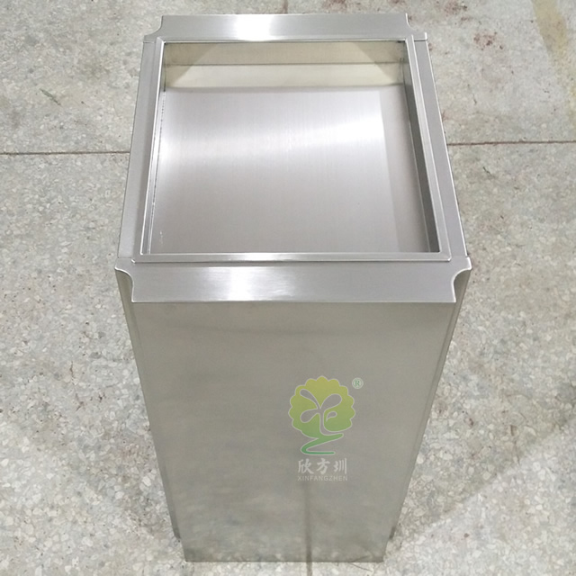 物业小区小型室内不锈钢果皮箱