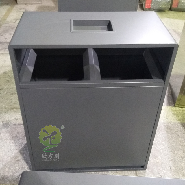市政街道户外分类钢制垃圾桶
