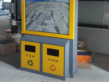 太阳能广告垃圾桶主图