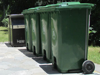 脚踏式塑料分类垃圾桶主图